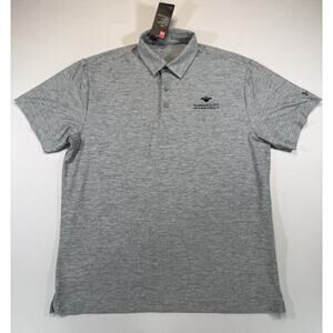 Under Armour HeatGear Polo Paramount Field Services Gray Men’s XL NWT